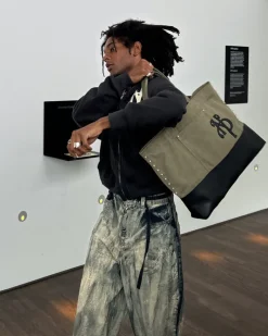 Nude Project Allday Shopper Bag Olive New