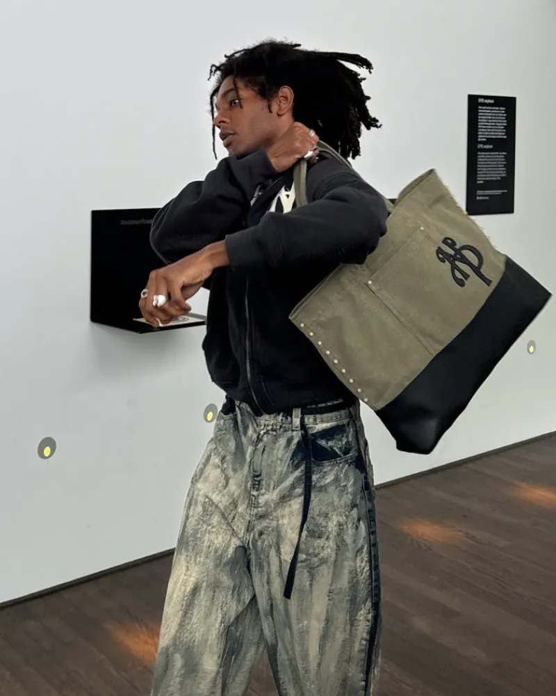 Nude Project Allday Shopper Bag Olive New