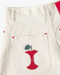 Nude Project Apple Crew Denim Shorts Raw Sale