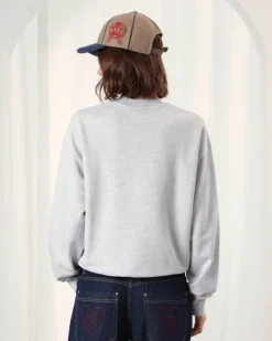 Nude Project Apple Crew Sweatshirt Grey Melange Hot