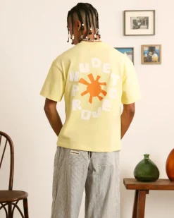 Nude Project Astro Tee Pale Banana Clearance