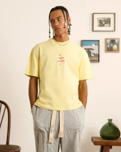 Nude Project Astro Tee Pale Banana Clearance