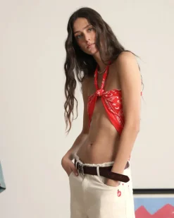 Nude Project Bandana Handkerchief Red Online