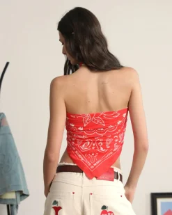Nude Project Bandana Handkerchief Red Online
