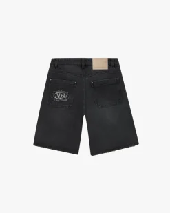 Nude Project Basic Denim Shorts Black Outlet