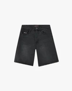 Nude Project Basic Denim Shorts Black Outlet