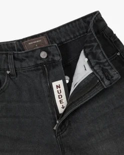 Nude Project Basic Denim Shorts Black Outlet