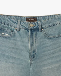 Nude Project Basic Denim Shorts Sand Wash Sale