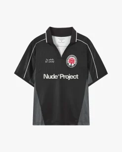Nude Project Basic Football Tee Black Best