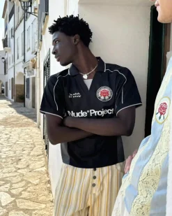 Nude Project Basic Football Tee Black Best