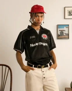 Nude Project Basic Football Tee Black Best