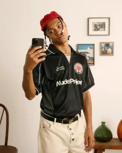 Nude Project Basic Football Tee Black Best