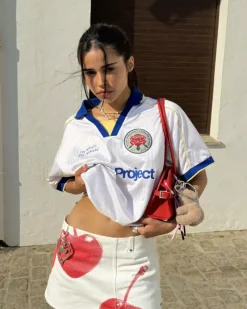 Nude Project Basic Football Tee White Hot