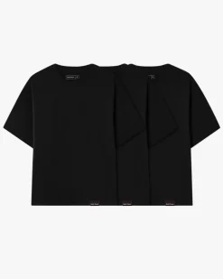 Nude Project Basic Tee Black 3Xpack Fashion