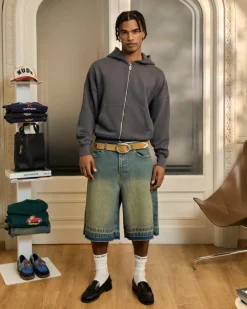 Nude Project Beast Zip-Up Hoodie Ash Fashion