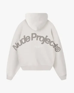 Nude Project Beast Zip-Up Hoodie Grey Outlet