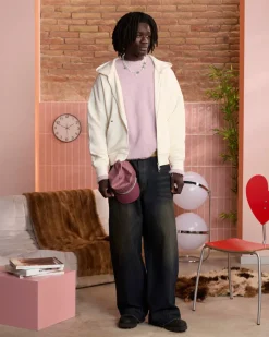 Nude Project Beast Zip-Up Hoodie Marshmallow Clearance