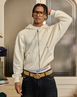 Nude Project Beast Zip-Up Hoodie Marshmallow Clearance