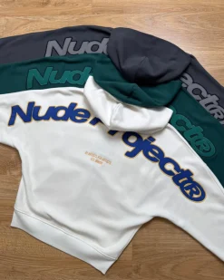 Nude Project Beast Zip-Up Hoodie Marshmallow Clearance