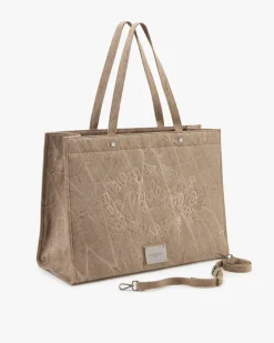 Nude Project Big Canvas Bag Brown New