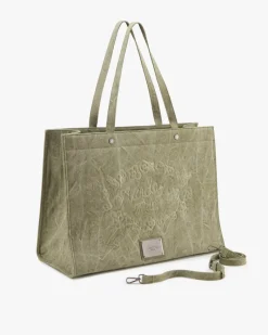 Nude Project Big Canvas Bag Green Sale