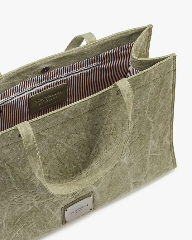 Nude Project Big Canvas Bag Green Sale