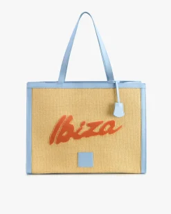 Nude Project Big Raffia Bag Clearance