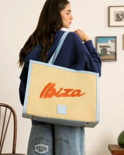 Nude Project Big Raffia Bag Clearance