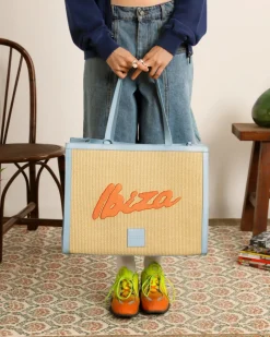 Nude Project Big Raffia Bag Clearance