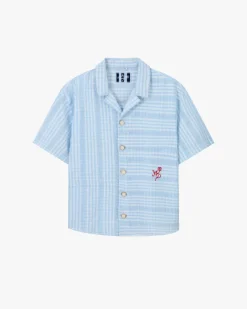 Nude Project Block Shirt Baby Blue Sale