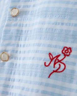 Nude Project Block Shirt Baby Blue Sale