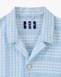 Nude Project Block Shirt Baby Blue Sale