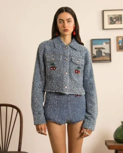 Nude Project Boucle Shorts Sale