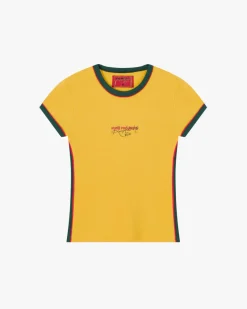 Nude Project Brazil Tee Yellow Fashion