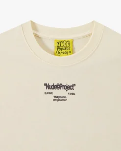 Nude Project Calculator Tee Marshmallow Hot