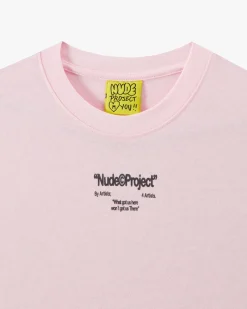 Nude Project Calculator Tee Pink Sale