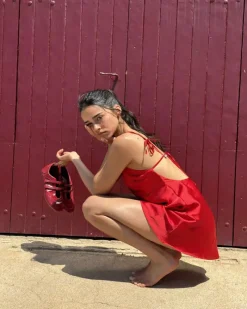 Nude Project Camisole Dress Red Best