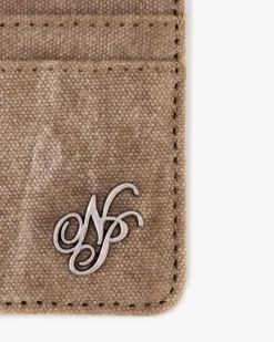 Nude Project Canvas Cardholder Brown Discount