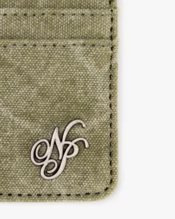 Nude Project Canvas Cardholder Green Online