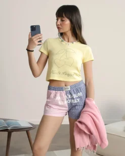 Nude Project Cereza Top Yellow Hot