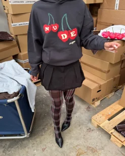 Nude Project Cerise Hoodie Ash Hot