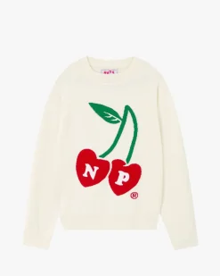 Nude Project Cerise Knit Sweater Marshmallow Hot