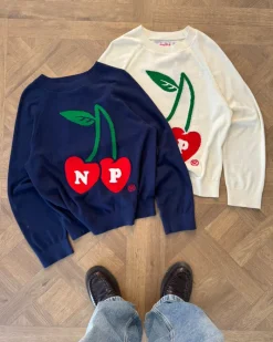 Nude Project Cerise Knit Sweater Marshmallow Hot