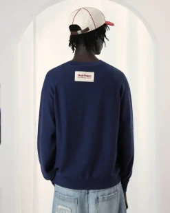 Nude Project Cerise Knit Sweater Navy Online