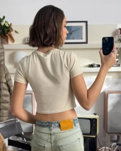 Nude Project Cerise Top Marshmallow Fashion