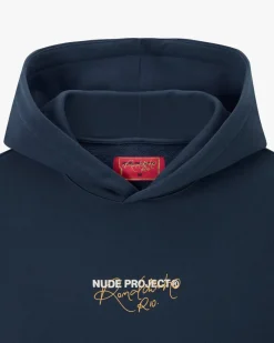 Nude Project Champion Hoodie Navy Fashion
