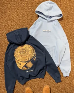 Nude Project Champion Hoodie Navy Fashion