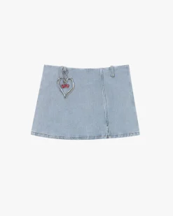 Nude Project Cherry Denim Skirt Outlet