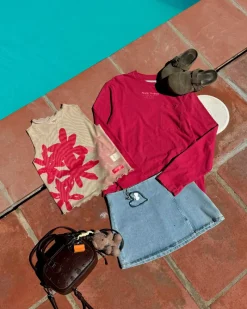 Nude Project Cherry Denim Skirt Outlet