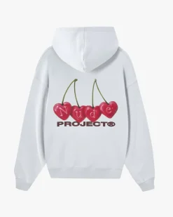 Nude Project Cherry Hoodie Ice Grey Clearance